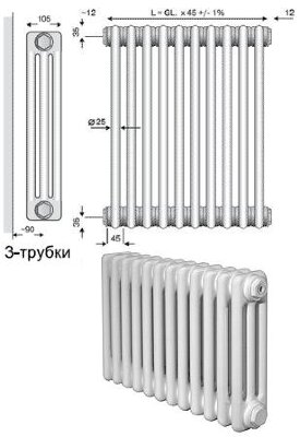 Arbonia 3037 (24 секции)